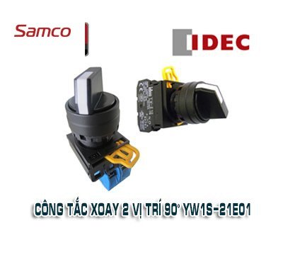 Công tắc xoay 2 vị trí 90° YW1S-21E01 4 Công tắc xoay 2 vị trí 90° YW1S-21E01