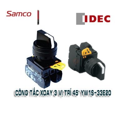 Công tắc xoay 3 vị trí 45° YW1S-33E20 5 Công tắc xoay 3 vị trí 45° YW1S-33E20