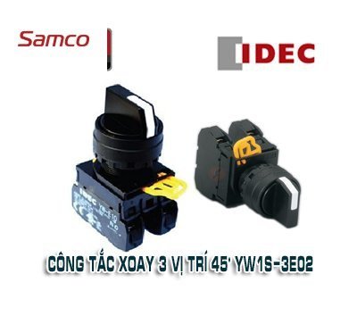 Công tắc xoay 3 vị trí 45° YW1S-3E02 5 Công tắc xoay 3 vị trí 45° YW1S-3E02