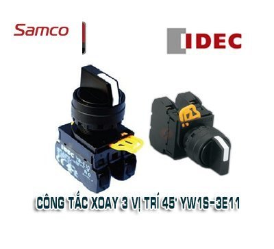 Công tắc xoay 3 vị trí 45° YW1S-3E11 5 Công tắc xoay 3 vị trí 45° YW1S-3E11