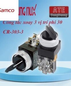 Công tắc xoay 3 vị trí Φ30: CR-303-3