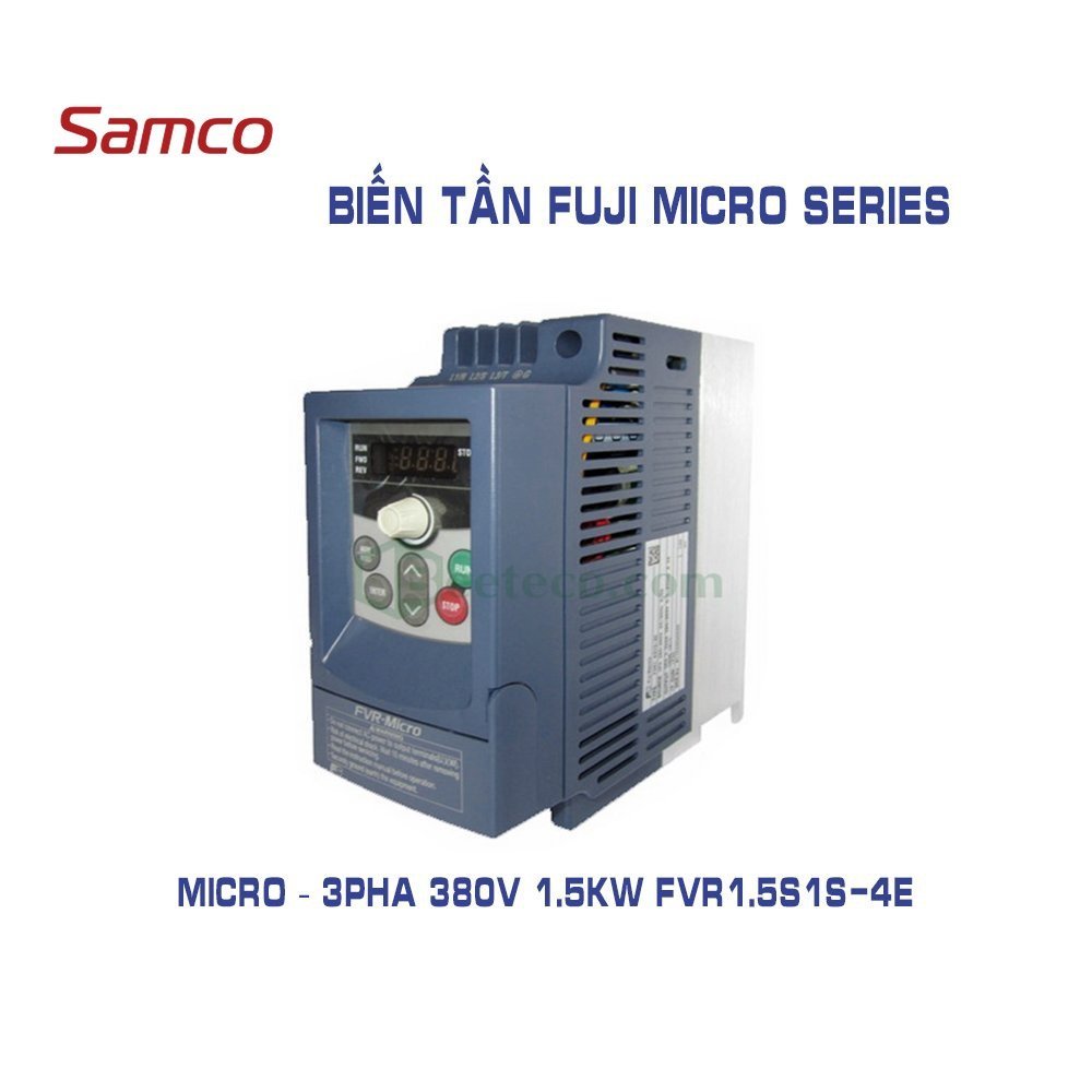 MICRO – 3pha 380V 1.5kw FVR1.5S1S-4E 3 MICRO – 3pha 380V 1.5kw FVR1.5S1S-4E