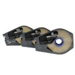 Nhãn in Canon TM-LBC9S | 9mm nền Bạc