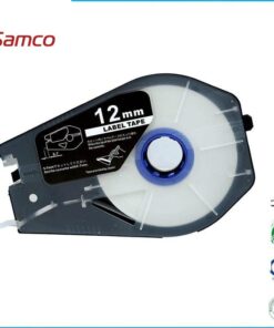 Nhãn in Canon PT-1112W | 12mm nền Trắng
