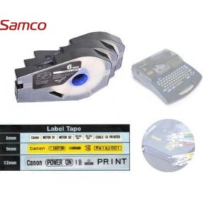 Nhãn in Canon TM-LBC4W | 4mm nền Trắng