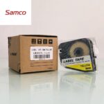 Nhãn in L-Mark LM409YL | 9mm x 8m | Nền Vàng