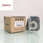 Nhãn in L-Mark LM412WL | 12mm x 8m | Nền Trắng