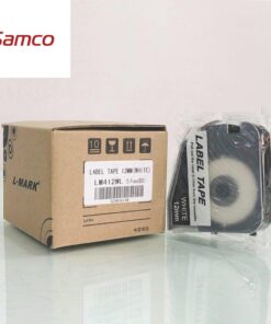 Nhãn in L-Mark LM412WL | 12mm x 8m | Nền Trắng
