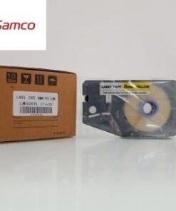 Nhãn in L-Mark LM506YL | 6mm x 20m | Nền Vàng