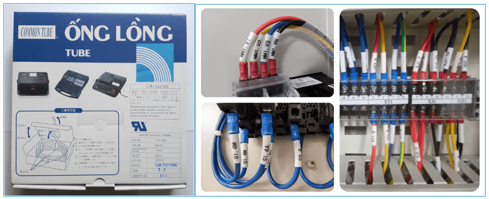 Ống Lồng Đầu Cốt LM-TU332N (3.2mm, 100m/cuộn) 6 Ống Lồng Đầu Cốt LM-TU370N (7.0mm, 35m/cuộn)