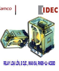 Relay loại lớn, 2 cực , Imax=5A, RM2S-UL-AC220