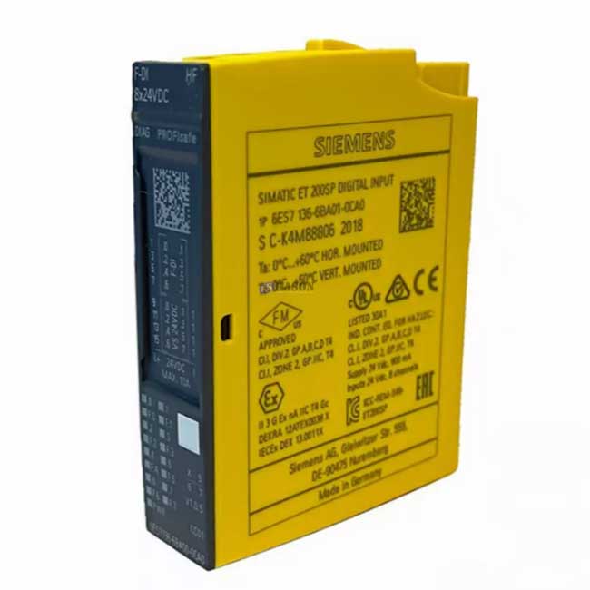 6ES7136-6BA01-0CA0 Module F-DI 8x 24VDC HF 1 6ES7136-6BA01-0CA0 Module F-DI 8x 24VDC HF