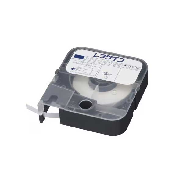 Băng nhãn in Max LM-TP509W (nền trắng, khổ 9mm) 1 Băng nhãn in Max LM-TP509W (nền trắng, khổ 9mm)