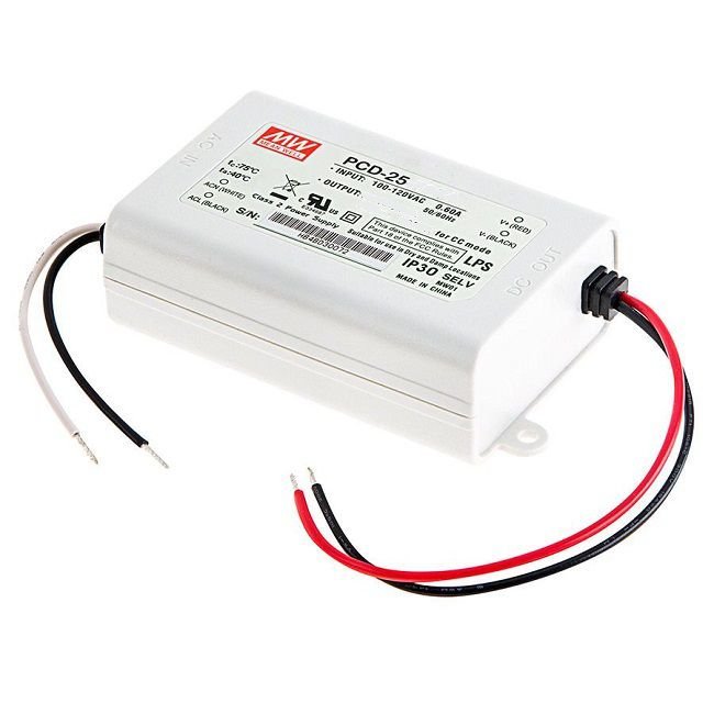 Bộ nguồn LED Meanwell PCD-25-1400B (25W 12-18V 1400mA) 1 Bộ nguồn LED Meanwell PCD-25-1400B (25W 12-18V 1400mA)