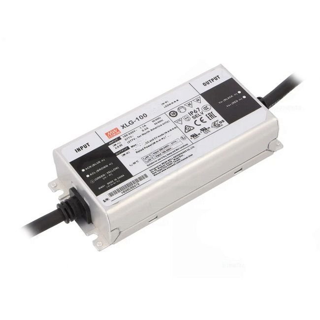 Bộ nguồn LED Meanwell XLG-100-H (100W 27-56V 1750-2780mA) 1 Bộ nguồn LED Meanwell XLG-100-H (100W 27-56V 1750-2780mA)