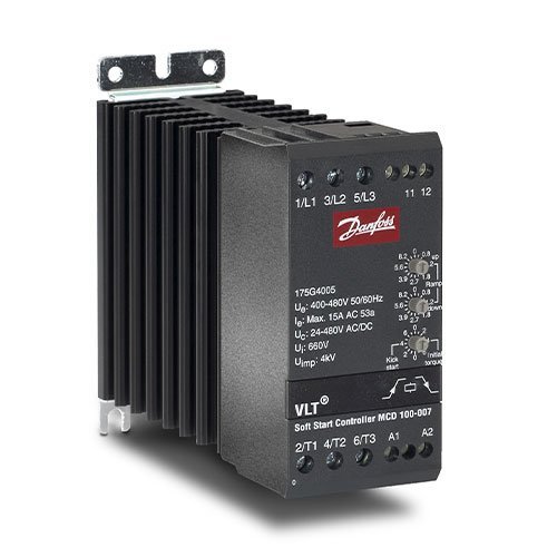 Khởi động mềm Danfoss MCD100-001 550-600V-3A 1 Khởi động mềm Danfoss MCD100-001 550-600V-3A