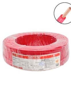 Dây điện 1 lõi Cadisun VCSF-1x1mm2–300V, 500V (Đỏ)