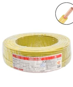 Dây điện 1 lõi Cadisun VCSF-1×0.75mm2–300V, 500V (Vàng)