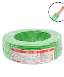 Dây điện 1 lõi Cadisun VCSF-1×0.75mm2–300V, 500V (Xanh lá)