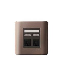 Ổ Cắm Mạng + Điện Thoại E8432TDRJS_6SZ_G19