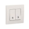 Ổ cắm mạng cat5e đơn KB31RJ5E_WE 71 Công tắc không làm phiền, xin dọn phòng