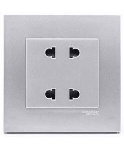 Ổ cắm đôi 2 chấu 10A KB426US2_AS_G19