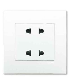 Ổ cắm đôi 2 chấu 10A KB426US2_WE_G19