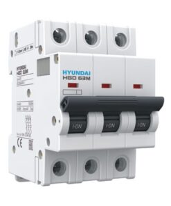 MCB Hyundai HGD63M 3P 63A 6kA
