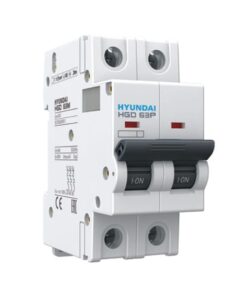 MCB Hyundai HGD63P 2P 20A 10kA
