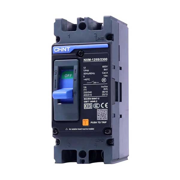 MCCB Chint NXM-125S/2300 80A 25kA 2P 2 MCCB Chint NXM-125S/2300 80A 25kA 2P