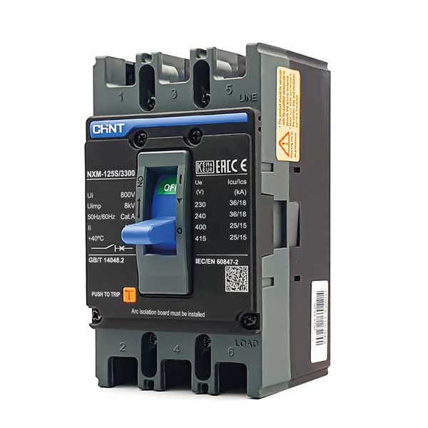 MCCB Chint NXM-125S/3300 32A 25kA 3P 2 MCCB Chint NXM-125S/3300 32A 25kA 3P