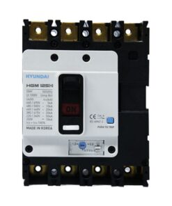 MCCB Hyundai HGM125H-F 4P 16A 38kA