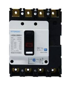 MCCB Hyundai HGM250H-F 4P 150A 38kA