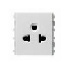 Ổ sạc USB 2.1A đơn Schneider 8431USB_WE size S 50 Ổ cắm đơn 3 Chấu 16A, Size M