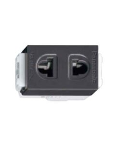 Ổ cắm đơn có màn che Panasonic WEV1081-7H
