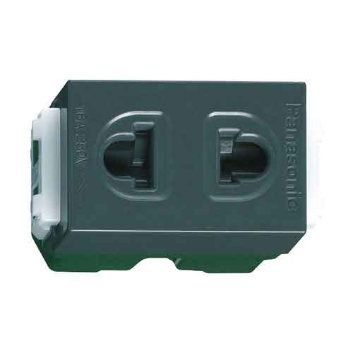 Ổ cắm đơn có màn che Panasonic WEV1081-7MYH 3 Ổ cắm đơn có màn che Panasonic WEV1081-7MYH