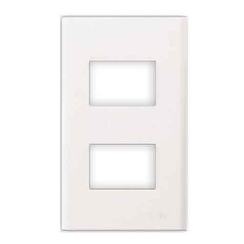 Mặt cho 2 thiết bị Panasonic WEV68020MW 3 Mặt cho 2 thiết bị Panasonic WEV68020MW
