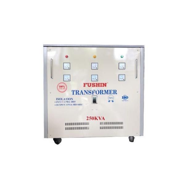 Biến áp cách ly 3 pha 380V ra 460-480V 250KVA (Dây Đồng) 2 Biến áp cách ly 3 pha 380V ra 460-480V 250KVA (Dây Đồng)