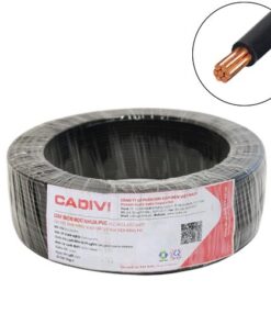 Dây cáp điện 1 lõi Cadivi CV/LF-1.5 mm2 (Đen) – 0.6/1KV