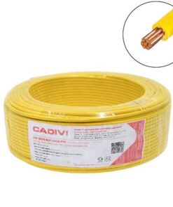 Dây cáp điện 1 lõi Cadivi CV/LF-6 mm2 (Vàng) – 0.6/1KV