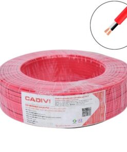 Dây điện đôi Cadivi VCmo/LF-2×4 mm2 (Đỏ) – 300/500V