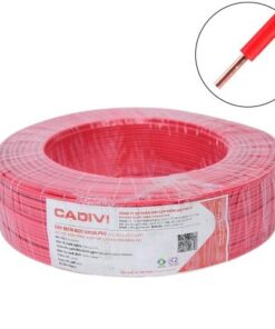 Dây điện đơn cứng Cadivi VC-2 mm2 (Đỏ) – 600V