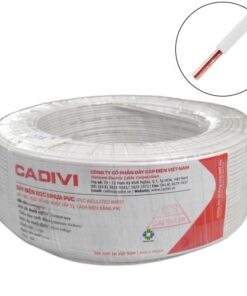 Dây điện đơn cứng Cadivi VC/LF-1 mm2 (Trắng) – 300/500V