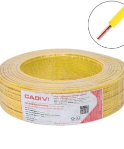 Dây điện đơn cứng Cadivi VC/LF-2.5 mm2 (Vàng) – 450/750V
