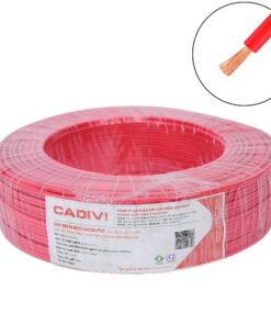 Dây điện đơn mềm Cadivi VCm/LF-10 mm2 (Đỏ) – 0.6/1KV