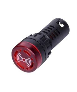 Đèn báo có còi AD16-22D/SM-R 24V 22mm (Đỏ)