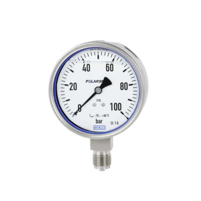 Đồng hồ đo áp suất Wika PG23LT 1 Đồng hồ đo áp suất Wika PG23LT
