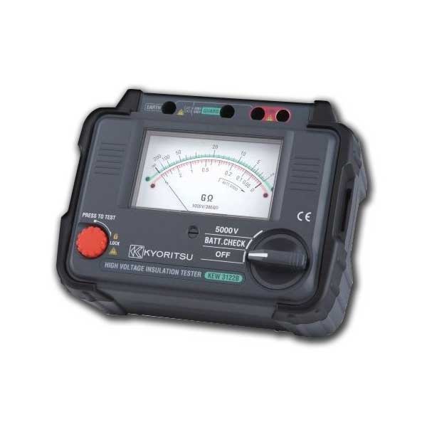 Máy đo điện trở cách điện Kyoritsu 3122B (Kim, 5kV) 1 Máy đo điện trở cách điện Kyoritsu 3122B (Kim, 5kV)
