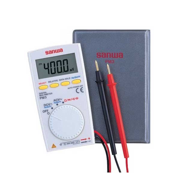 Đồng hồ vạn năng số Sanwa PM3 (Bỏ túi) 1 Đồng hồ vạn năng số Sanwa PM3 (Bỏ túi)