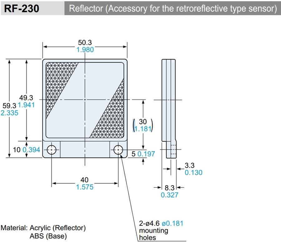 Gương phản xạ Panasonic RF-230 3 guong phan xa panasonic rf 230